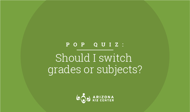 Pop Quiz: Should I Switch Grades or Subjects?